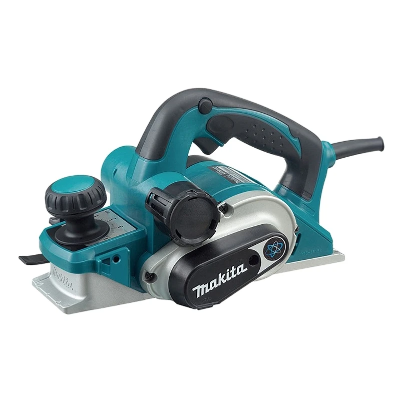 Рубанок электрический Makita KP0810 (Мощность 850 Вт, ширина строгания 82 мм, глубина строгания 0-4 мм, 16000 об/мин)