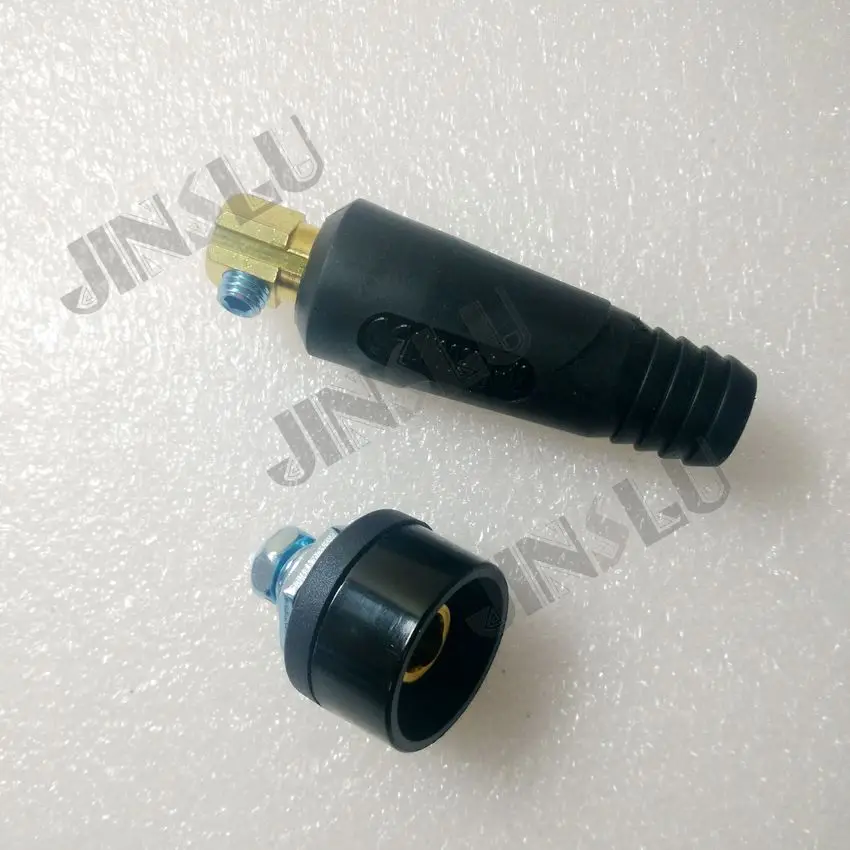 

5 SETS of Euro style cable connector -socket, DKJ10-25 male and female plug