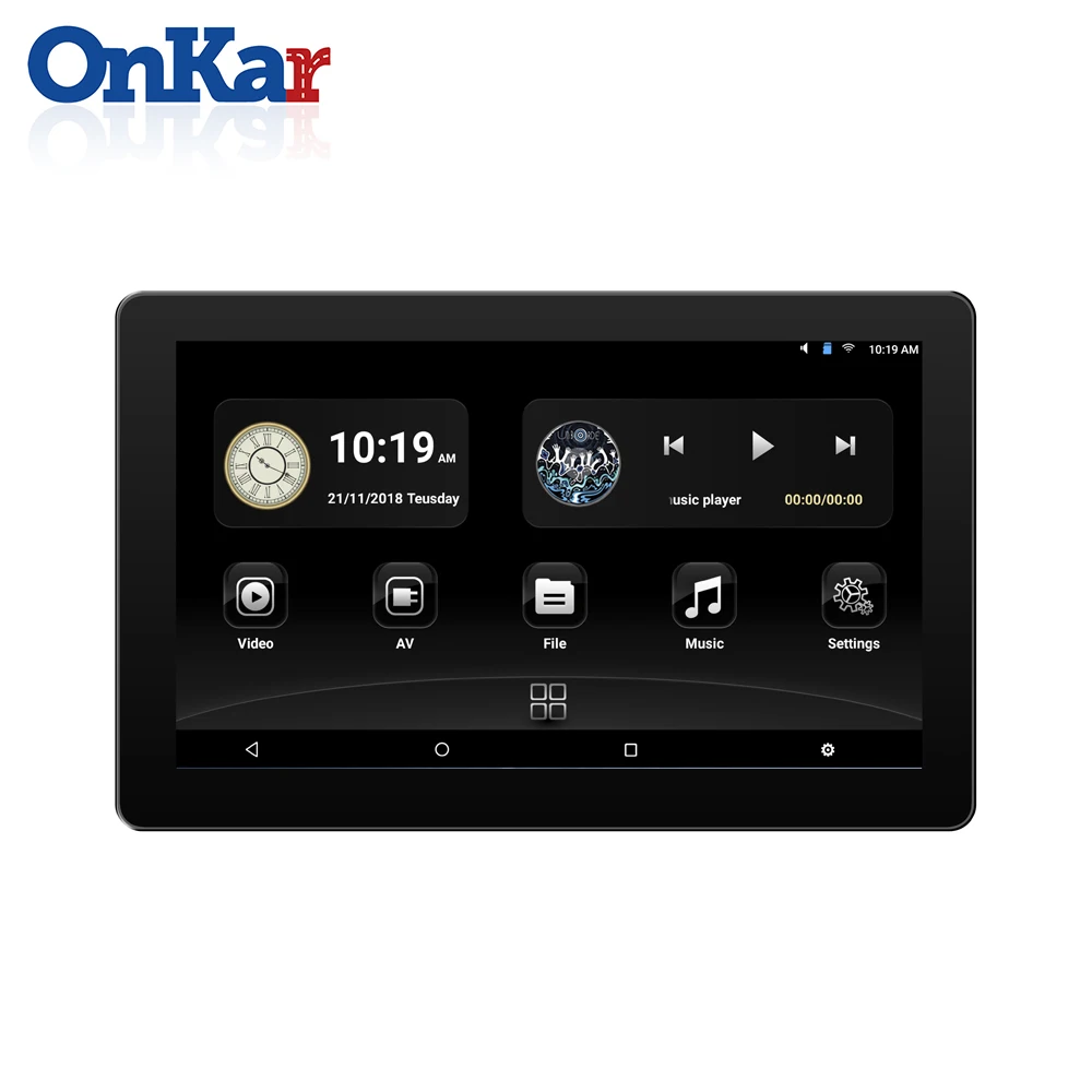 ONKAR Новинка 10,8 дюймов монитор подголовника Android ram 2 Гб rom 16 Гб Встроенный wifi fm-передатчик USB SD карта MP4/MP5/Bluetooth