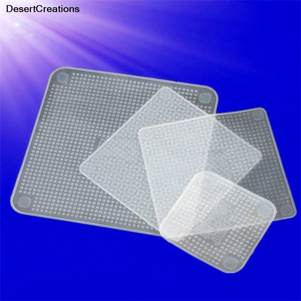 4 PCS /Set Multifunctional Silicone Food Seal Cling Film Vacuum