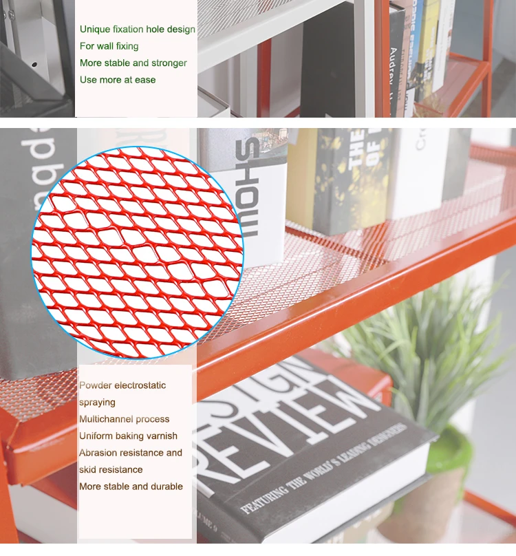 Ladder Storage Shelves Metal Rack for Kitchen Living Room Washroom