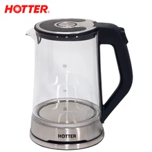 HOTTER HX-590 Чайник электрический 1,7л, Съемный фильтр от накипи, Индикатор уровня воды, Защита от перегрева, Длина шнура 0,6 м