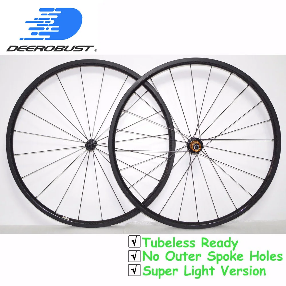 tubeless ready road wheels