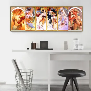 

Woman Poses Old Retro Advertising Vintage Posters Motif Photo Collage Canvas Painting Poster Print Wall Art Picture Wall Decor