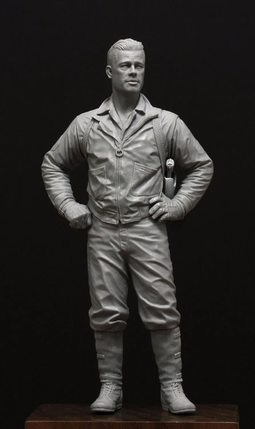 Фигурка из смолы в масштабе 1/16 американский танкист Fury 120 мм | Игрушки и хобби
