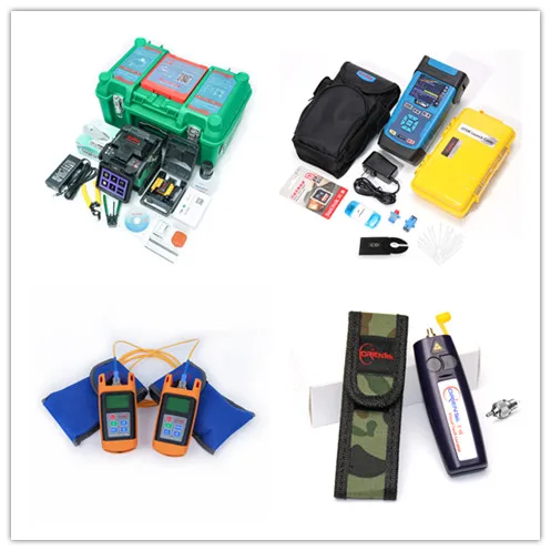 

KOMSHINE GX37 FTTH Fusion Splicer Kit w/ KF-52 Cleaver+SM 1550nm OTDR+Power Meter+Laser Source+Visual Fault Locator/VFL