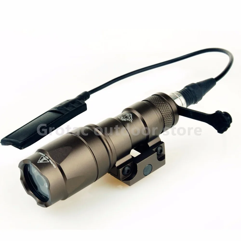 Ночной тактический военный фонарь для охоты M300A MINI SCOUT light | Спорт и развлечения
