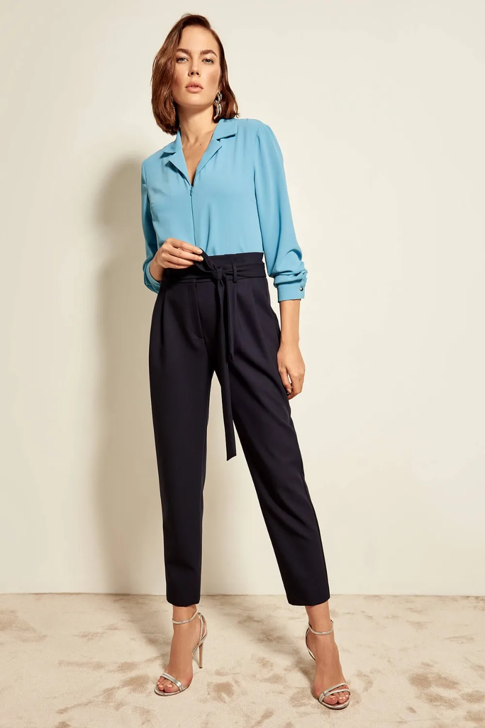 midnight blue trousers