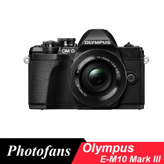 

Olympus OM-D E-M10 Mark III Mirrorless M43 Digital Camera with 14-42mm EZ Lens (Black)