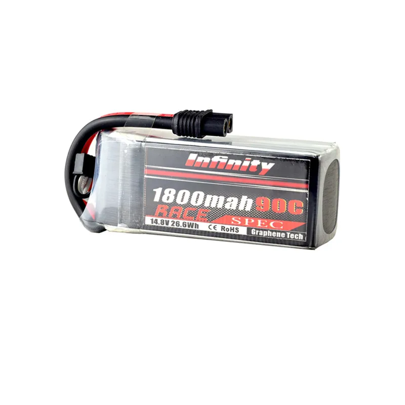 Высококачественный аккумулятор Infinity 4S 14,8 V 1800mAh 90C Graphene LiPo XT60 SY60 для радиоуправляемого дрона FPV Racing Multi Rotor