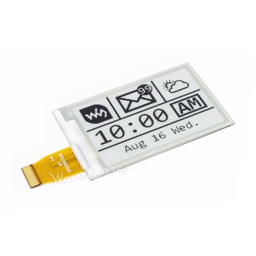 

ShenzhenMaker Store 264x176, 2.7inch E-Ink display panel No PCB, Black, White, SPI Interface,No Backlight, Ultra low consumption