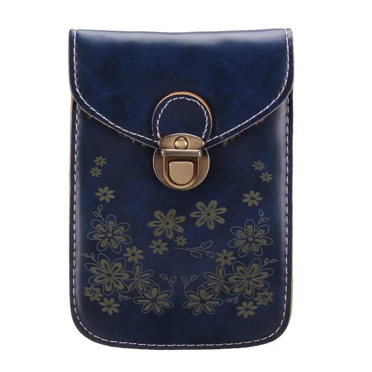 Osmond, черные ручные сумки, маленькие сумки для мобильного телефона, женская кожаная сумка через плечо, мини цветок, дизайнерская сумка через плечо, женская сумка-тоут - Цвет: Blue