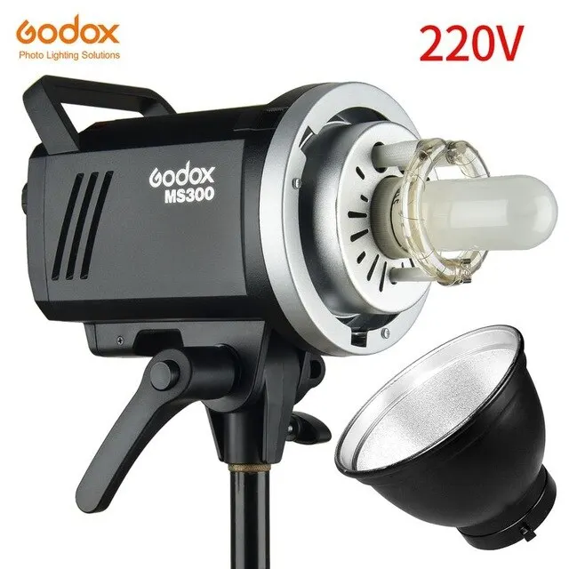 Godox MS200 200 Вт или MS300 300 Вт 2,4 г встроенный беспроводной приемник легкая Компактная и прочная студийная вспышка Bowens Mount - Цвет: MS300 220V