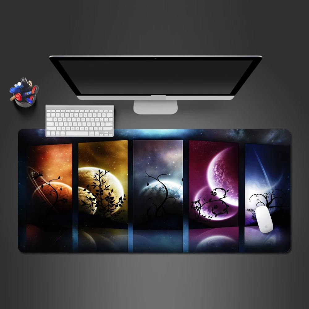 

Four Seasons Star Creative Mouse Pad High Quality Gamers Large Game Pads Home Computer Keyboard Mousepad Colors Gaming Mouse Pad