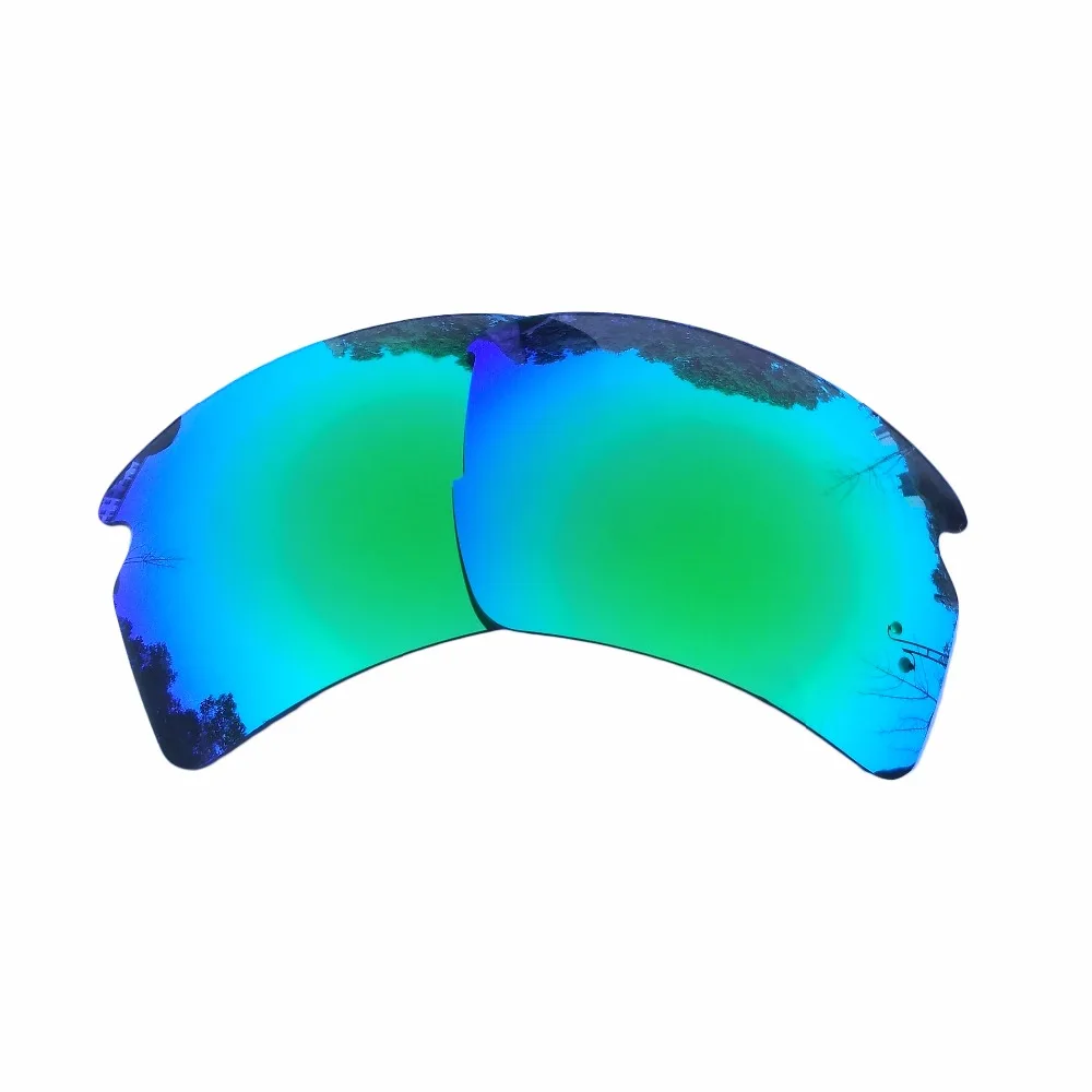 Зеленые зеркальные Поляризованные замены линзы для Flak 2,0 XL Солнцезащитные очки кадра 100% UVA и UVB