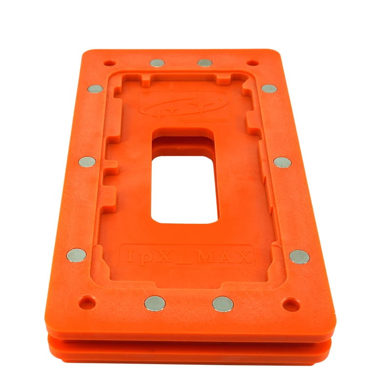 

LCD clamping mould 2pcs per lot 2019 newest frame lamination mold for iphone X MAX screen cold glue mobile screen repair tools