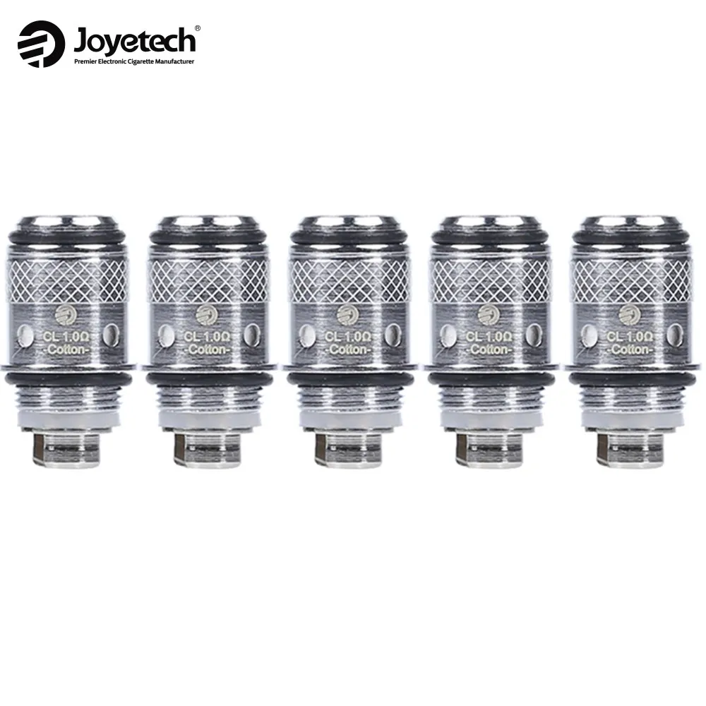 

5PCS Joyetech eGo ONE CL Pure Cotton Coil Head 1.0ohm Replace for eGo ONE Serie Atomizer Tank Electronic Cigarette Vaping E Cig