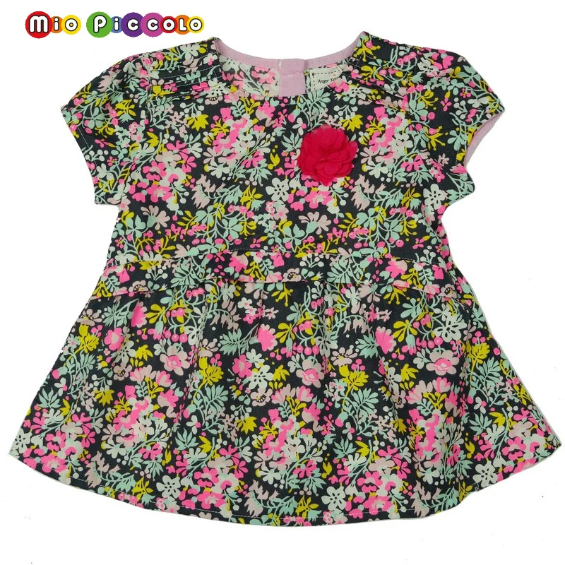 Детская блузка-туника для девочек, Цветочная туника