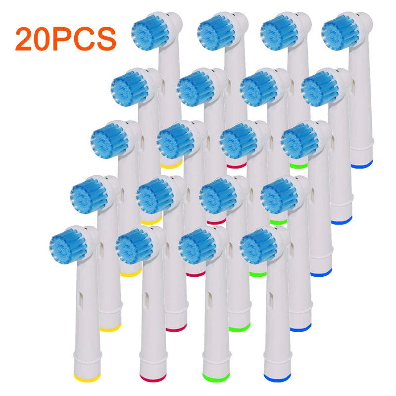 

20PCS ToothBrush Replacement Heads Compatible for Braun Oral B Electric Toothbrush Oral-B Electric Toothbrush Precision Clean
