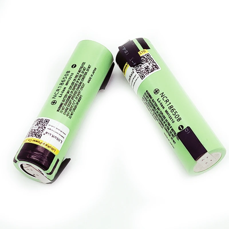 liitokala 18650 3400 батарея 3400mAh 3,7 V NCR18650B литий-ионная аккумуляторная батарея для фонарика+ DIY никель