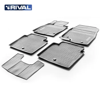 

For Mazda 6 GJ 2013-2019 floor mats into saloon 5 pcs/set Rival 13802001