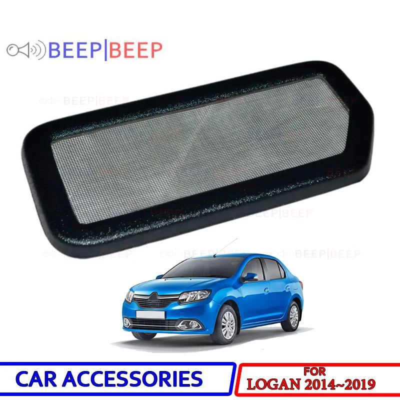 

Filter mesh under jabot for Renault Logan 2014~2019 plastic ABS protection embossed function car styling accessories