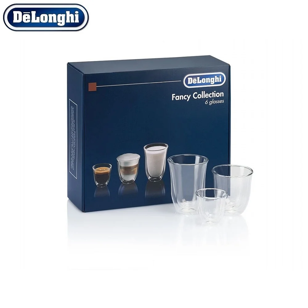 Чашки Микс DeLonghi DLSC302 Mix Glasses Set, 6 шт