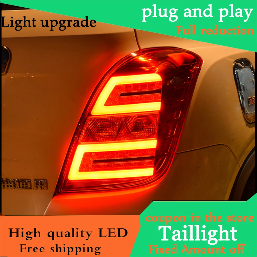 

Car Styling Tail Lamp For Chevrolet Trax Taillights 2014-2016 LED Rear Light Tail Lamp DRL+Brake+Park+Signal Stop light