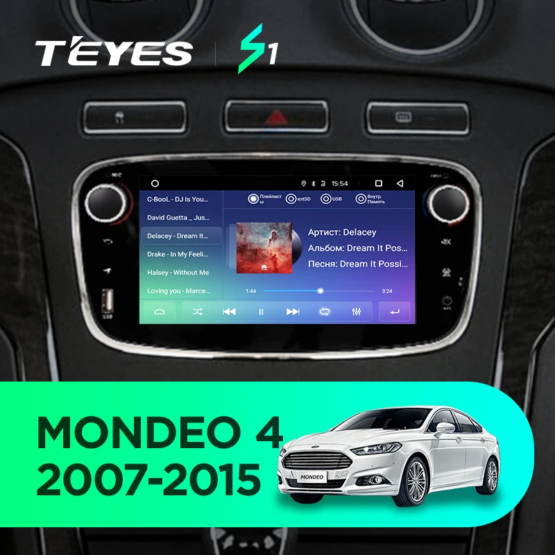 Sale TEYES S1 Car Radio Multimedia Video Player Navigation GPS Android For Ford Focus 2 Mk 2 Mondeo 4 accessories sedan dvd 2004-2015 2