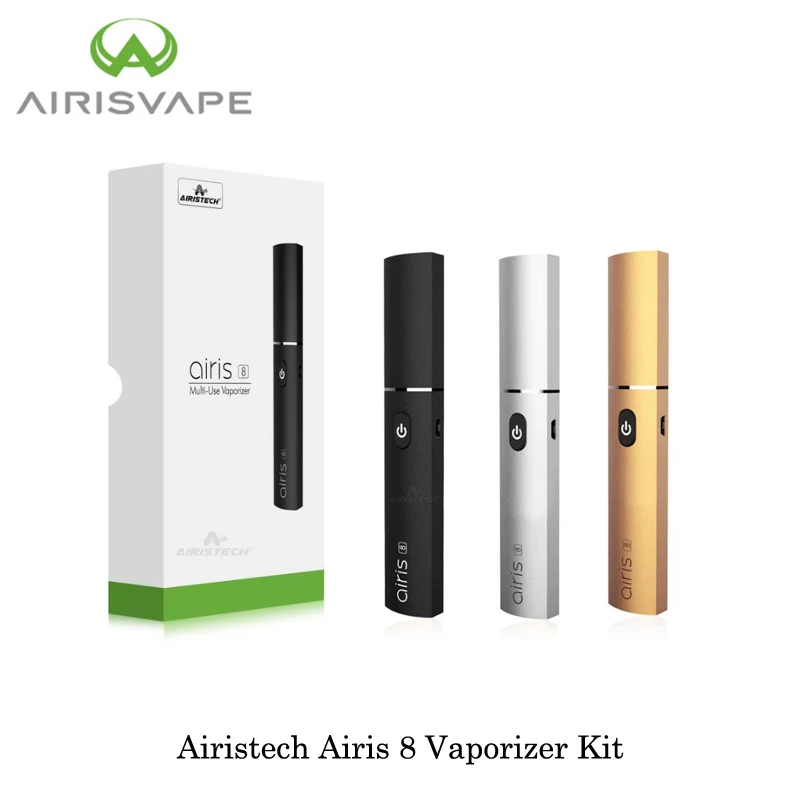 

Electronic Cigarette Airistech Airis 8 Vaporizer Kit 400mAh Battery Dual Quartz Coil 0.6ohm Vape Pen E Cigarette Big Vapor Cloud
