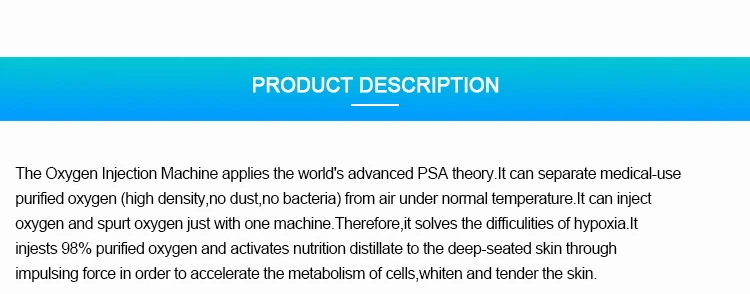 Легкая машина для лица с кислородным инфузией