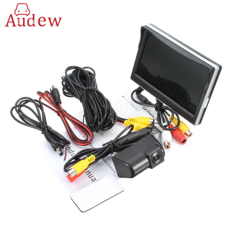 CCD HD Car Parking Backup Camera For Ford/Transit And Connect Car Rear View Reverse Camera + 5 Inch Car Monitor CCD HD Car Parking Backup Camera For Ford/Transit And Connect Car Rear View Reverse Camera + 5 Inch Car Monitor