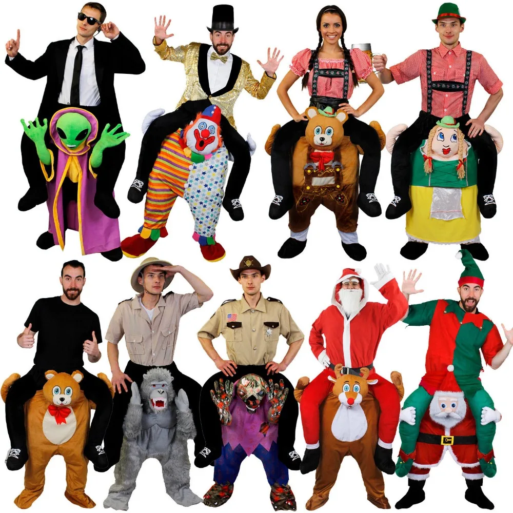 WILD WESTERN HORSE CARRY ME MASCOT FANCY DRESS COSTUME