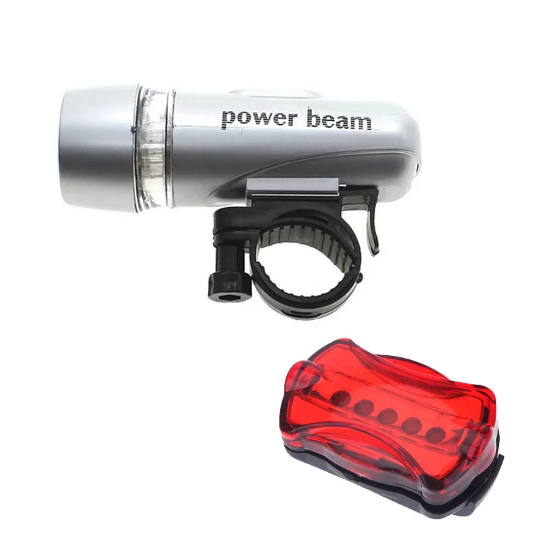 

Bicycle Front Head light Tail light Set Waterproof Road MTB Mountain Bike Rear Light Cycling Lamp Flashlight 3 set