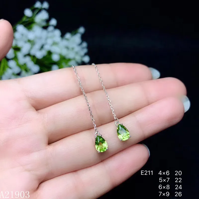 Женские серьги KJJEAXCMY boutique ювелирные изделия инкрустированные натуральным