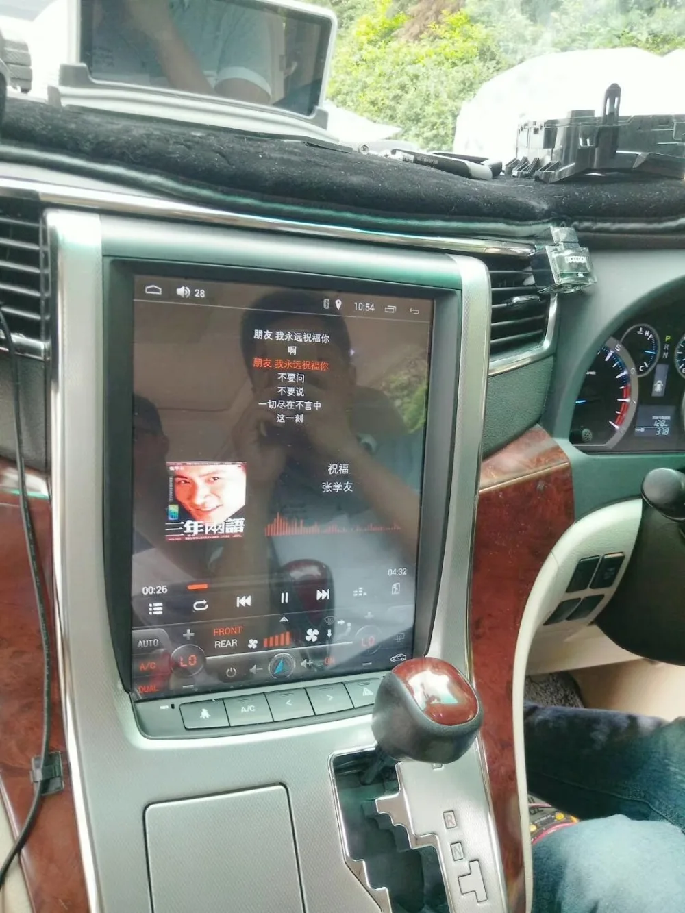 "YOKOTRON" 12," сенсорный Telsa стиль Android 8,1 Автомагнитола для Toyota Alphard Vellfire 20 серии 2009-2012+ gps