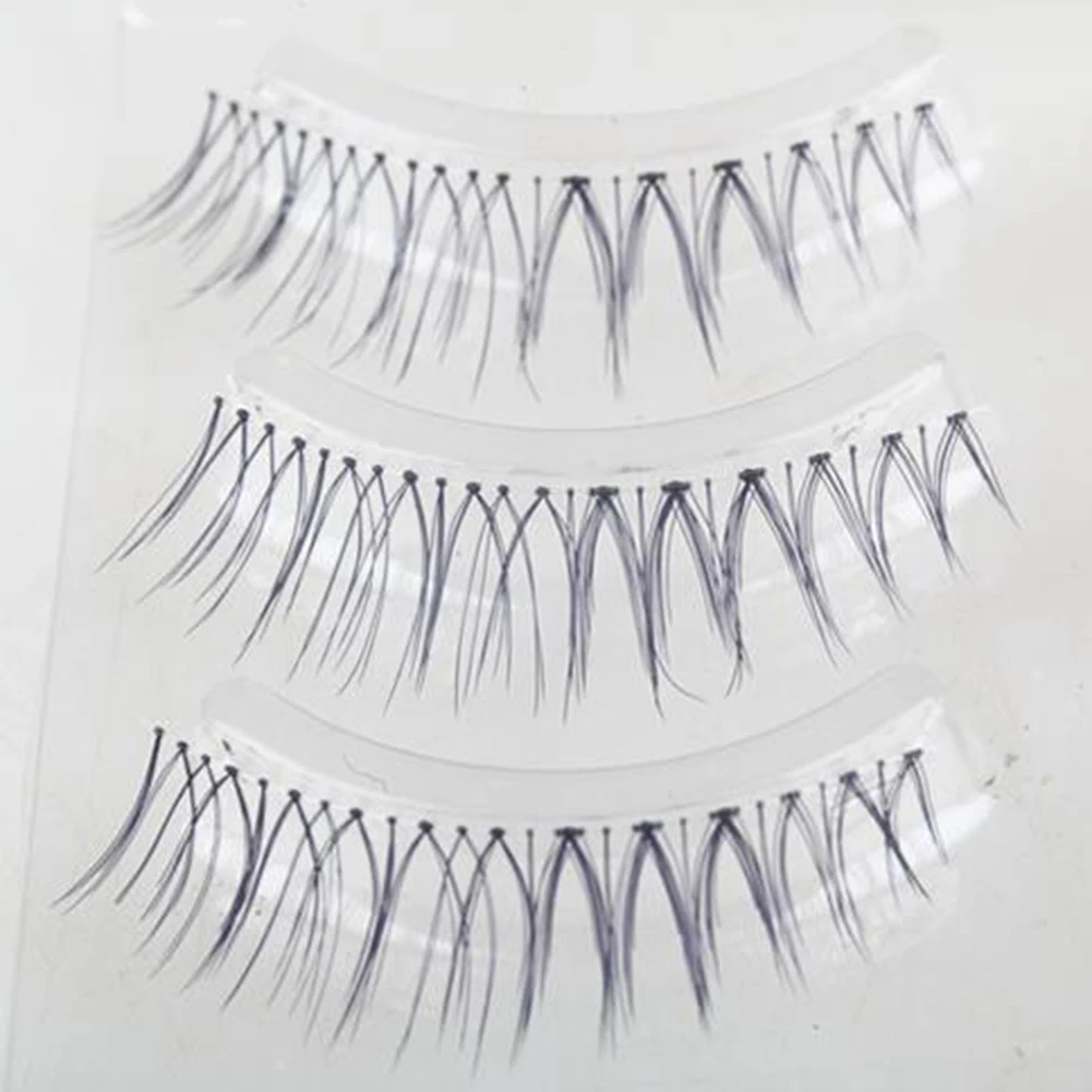 

3Pairs/Set Natural Handmade False Eyelashes Women Long Eye Lashes Extension