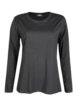 

Round neck long sleeves T shirt