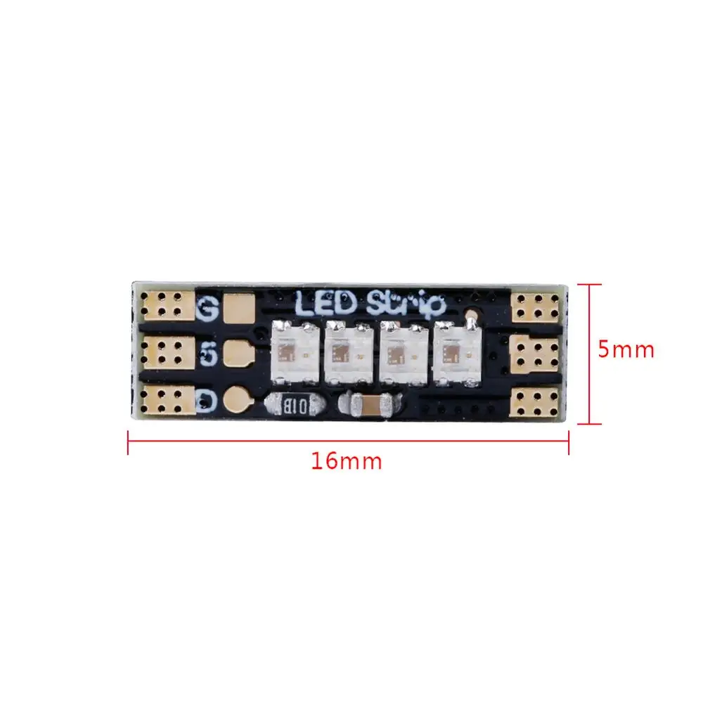 4 шт./лот iFlight 5*16 мм RGB СВЕТОДИОДНЫЙ многоцветный гоночный провод для FPV RC Дрон