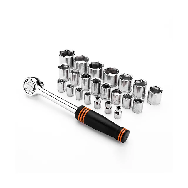 Набор инструментов DEKOPRO DKMT208 комбинация Металлообработка с чехлом