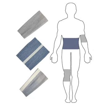 

Set of bandages health M with wool sheep, warming belt bandage on the elbow, knee bandage, beauty and health, EcoSapiens