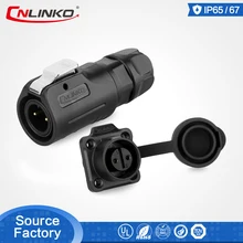 Лучшая DIN IP67 2 Pin 5A PBT круглый разъем Материал светодиодный электронный Быстрый замок разъем питания