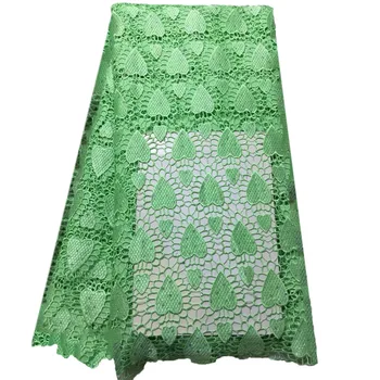 

Plain Color Heart Pattern Embroidery Lace Fabric African Cord Lace Fabrics Nigerian Guipure Lace Fabric For Wedding Dress X911-1