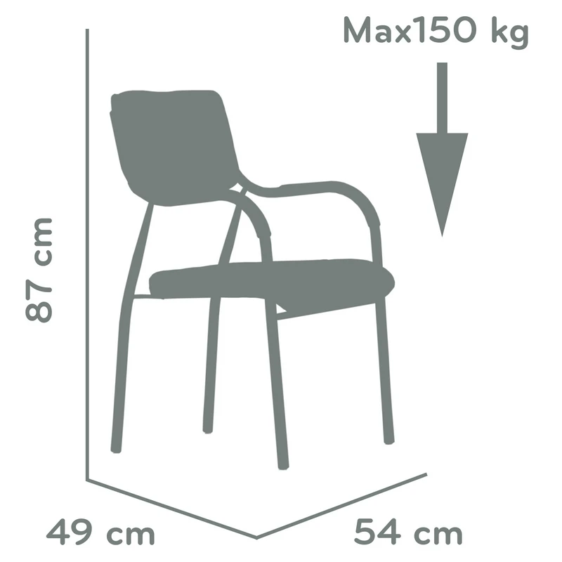 95453 Barneo K-11 Office Chair for visitor Barneo Black eco-leather chrome legs Chair popular model free shipping in Russia