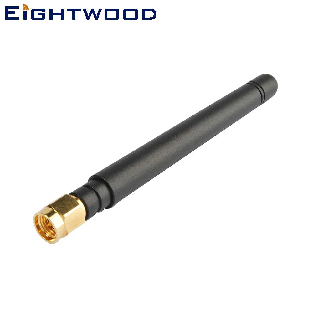 Eightwood 433Mhz 2dbi Внутренняя антенна GSM антенна SMA штекер мужской RF коаксиальный разъем для сигнализации, ISM, пульт дистанционного управления, системы безопасности