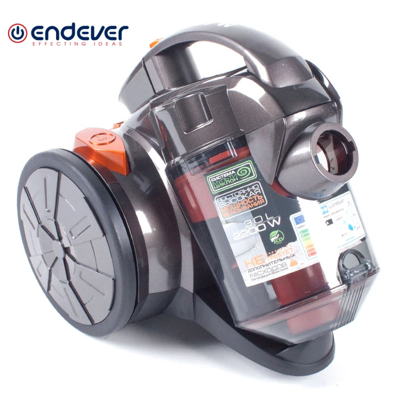 Пылесос электрический Endever VC 530 (Мощность 2200 Вт безмешковый объем пылесборника 3 л