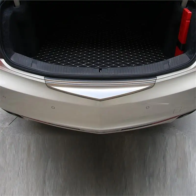 Rear Panels exterior durable automobile auto accessories covers mouldings sticker strip car styling parts 16 17 FOR Cadillac XTS Rear Panels exterior durable automobile auto accessories covers mouldings sticker strip car styling parts 16 17 FOR Cadillac XTS