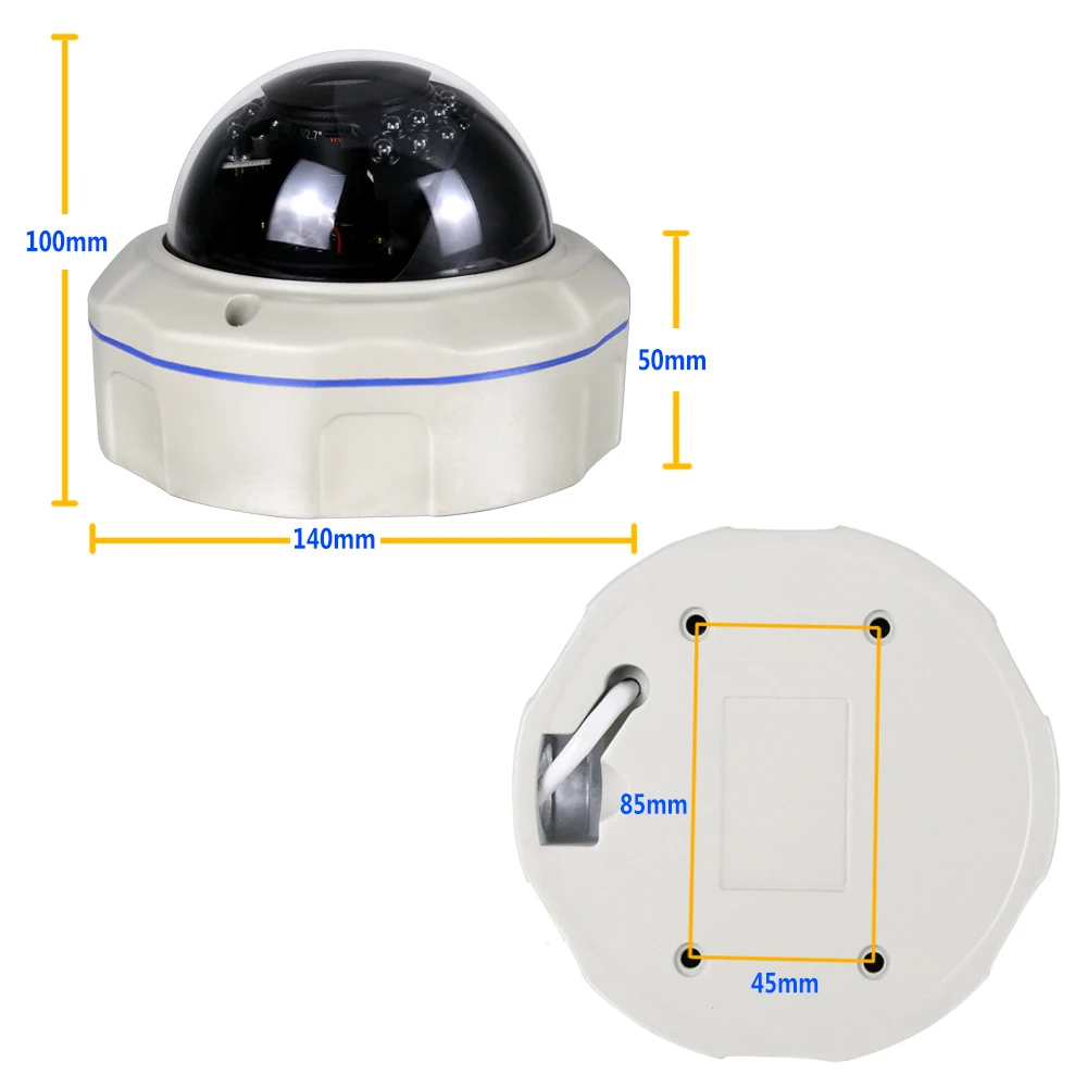 BFMore купольная IP камера Камера 720 P 960 1080 Проводная безопасности для помещений