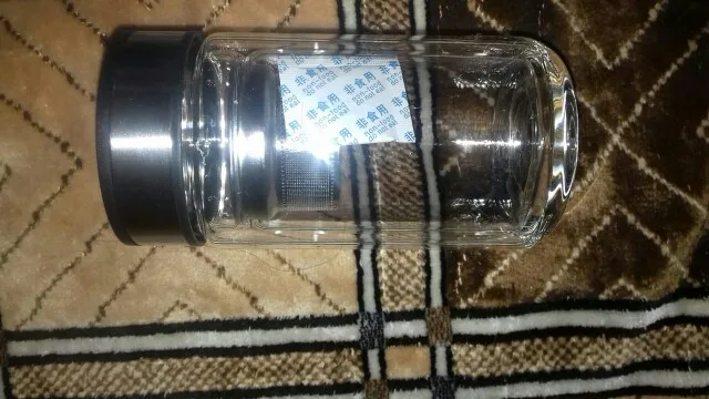 Горячая кожаная бутылка для воды моя стеклянная бутылка с фильтром для заварки чая из нержавеющей стали с двойными стенками Стеклянная Спортивная бутылка для воды