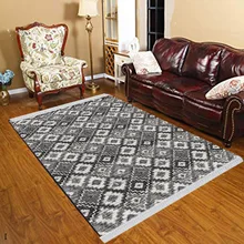 Else Nordec черно-белый ikat скандинавский геометрический 3d принт Противоскользящий килим моющийся декоративный килим Площадь Ковер богемный ковер